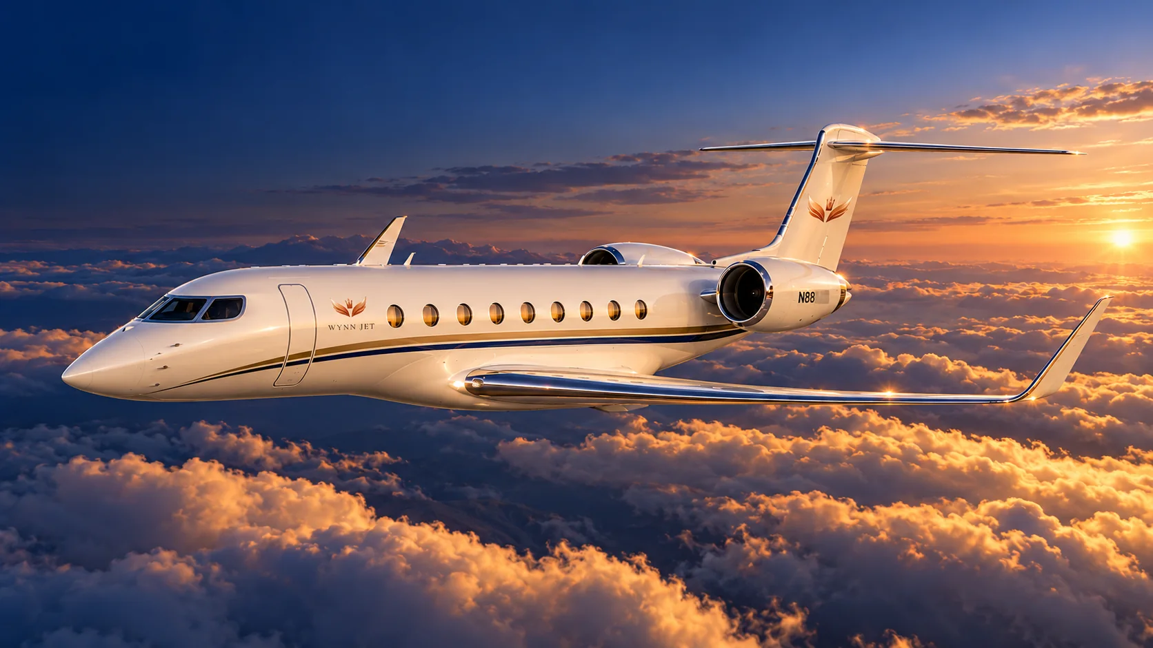 Wynnjet G700 云端飞行原创宣传画面