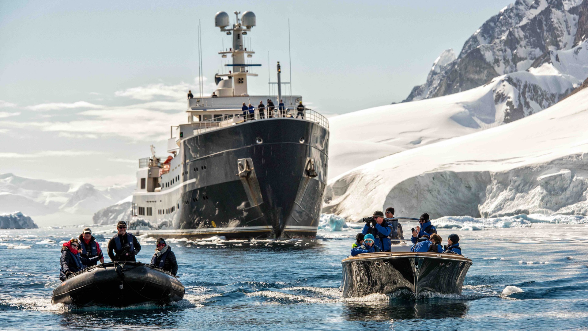 Antarctica Solar Eclipse Aboard wynnjet Superyacht